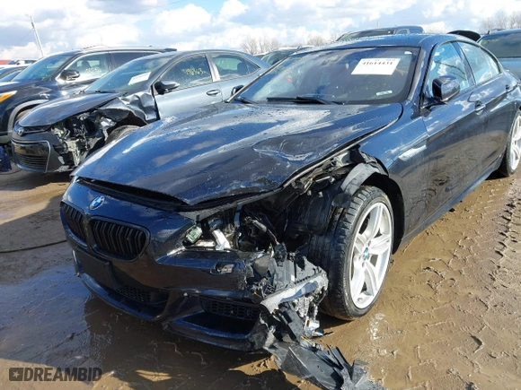 2014 BMW 6 Series 650i xDrive with VIN WBA6B4C53ED371315, listed as a IAAI auction lot 41614431 with 93,189 mi miles. Bid and sale history available at carsss.com. Image 6.