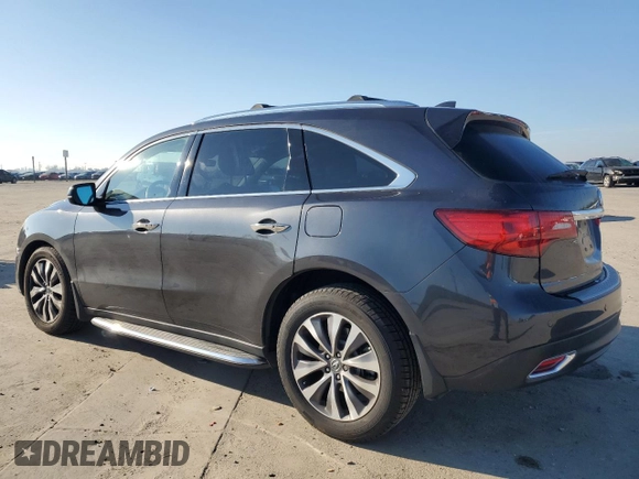 2016 Acura MDX w/Tech with VIN 5FRYD4H42GB013655, listed as a Copart auction lot 50546505 with 152,395 mi miles and Salvage Title. Bid and sale history available at carsss.com. Image 2.