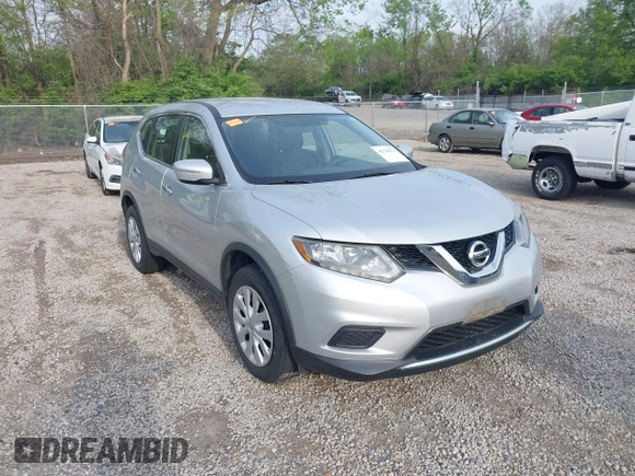 2015 Nissan Rogue S with VIN KNMAT2MV7FP585088, listed as a IAAI auction lot 42138274 with 115,554 mi miles and . Bid and sale history available at DreamBid. Image 1.