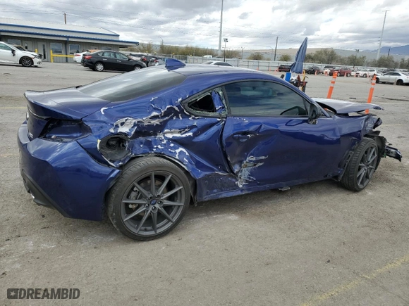 2022 Subaru BRZ Limited with VIN JF1ZDBE12N9703665, listed as a Copart auction lot 49009685 with 25,852 mi miles and Salvage Title. Bid and sale history available at carsss.com. Image 3.