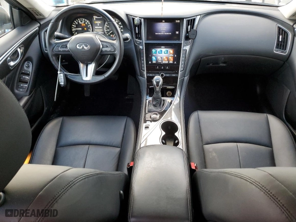2021 Infiniti Q50 3.0t PURE with VIN JN1EV7AR8MM750163, listed as a Copart auction lot 84736994 with NaN miles and Salvage Title. Bid and sale history available at carsss.com. Image 8.
