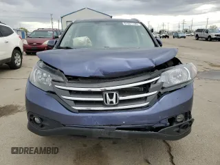 2012 Honda CR-V EX-L with VIN JHLRM4H70CC005483, listed as a Copart auction lot 51521135 with 47,212 mi miles and Salvage Title. Bid and sale history available at carsss.com. Image 5.