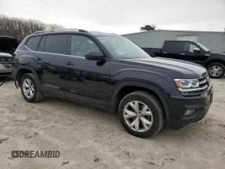 2019 Volkswagen Atlas SE with VIN 1V2LR2CA0KC505636, listed as a Copart auction lot 47648835 with 107,426 mi miles and Salvage title. Bid and sale history available at DreamBid. Image 4.