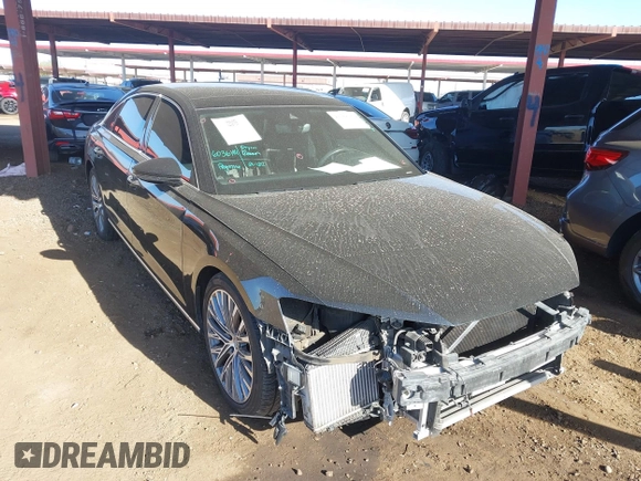 2019 Audi A8 L with VIN WAU8DAF83KN002810, listed as a IAAI auction lot 41588169 with 64,323 mi miles. Bid and sale history available at carsss.com. Image 1.