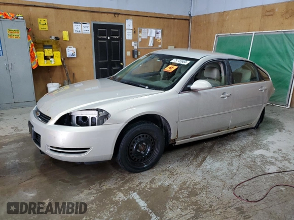 2008 Chevrolet Impala LS z VIN 2G1WB58K081229715, wystawiony jako Copart lot #75745984 z przebiegiem 174 920 mil mil oraz Czysty tytuł • Clean title. Historia ofert i sprzedaży dostępna na DreamBid. Obrazek 1.