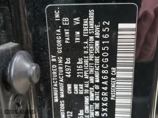 2012 Kia Optima SX with VIN 5XXGR4A68CG051652, listed as a Copart auction lot 47592195 with 259,672 mi miles and Salvage Title. Bid and sale history available at carsss.com. Image 14.