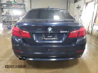 2011 BMW 5 Series 528i with VIN WBAFR1C54BC673353, listed as a Copart auction lot 48956775 with 115,359 mi miles and Salvage Title. Bid and sale history available at carsss.com. Image 6.