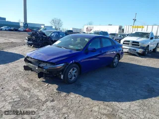 2025 Hyundai Elantra SE with VIN KMHLL4DG5SU857716, listed as a IAAI auction lot 41894088 with 5,189 mi miles. Bid and sale history available at carsss.com. Image 2.