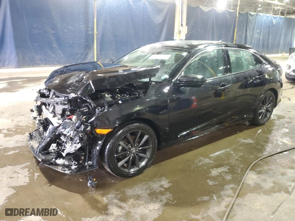 2020 Honda Civic Hatchback EX with VIN SHHFK7H65LU210846, listed as a Copart auction lot 43693395 with 0 mi miles and Non Repairable. Bid and sale history available at carsss.com. Image 1.