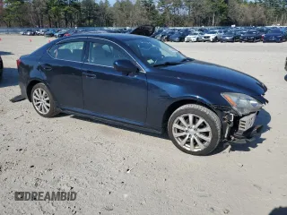 2006 Lexus IS 250 with VIN JTHCK262862003185, listed as a Copart auction lot 54335835 with 98,443 mi miles and Clean Title. Bid and sale history available at DreamBid. Image 4.