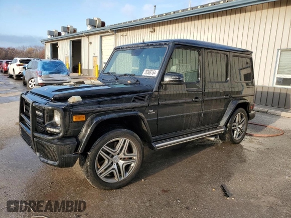 2014 Mercedes-Benz G 63 AMG with VIN WDCYC7DF8EX222778, listed as a Copart auction lot 76568764 with 152,079 mi miles and Salvage title. Bid and sale history available at DreamBid. Image 1.