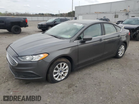 2017 Ford Fusion S with VIN 3FA6P0G71HR159328, listed as a Copart auction lot 51600035 with 97,904 mi miles and Salvage Title. Bid and sale history available at DreamBid. Image 1.