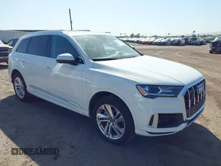 2023 Audi Q7 Premium Plus with VIN WA1LXBF71PD009599, listed as a IAAI auction lot 42520375 with 51,893 mi miles and . Bid and sale history available at DreamBid. Image 1.