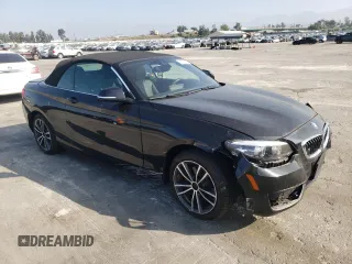 2019 BMW 2 Series 230i with VIN WBA2M7C59K7D34454, listed as a Copart auction lot 68233543 with 21,923 mi miles. Bid and sale history available at carsss.com. Image 4.