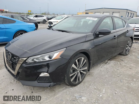 2019 Nissan Altima SR with VIN 1N4BL4CV3KC159178, listed as a Copart auction lot 53447525 with 33,590 mi miles and Salvage Title. Bid and sale history available at DreamBid. Image 1.
