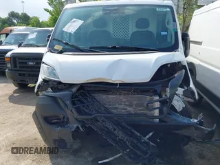 2023 Ram ProMaster Cargo with VIN 3C6LRVVG2PE596243, listed as a IAAI auction lot 42069331 with 9,332 mi miles and . Bid and sale history available at DreamBid. Image 13.