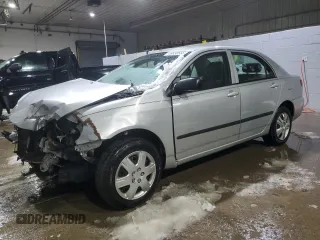 2008 Toyota Corolla CE with VIN 2T1BR32E78C880303, listed as a Copart auction lot 46830565 with 299,999 mi miles and Salvage Title. Bid and sale history available at DreamBid. Image 1.
