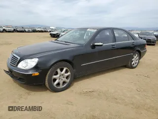 2005 Mercedes-Benz S-Class 4.3L with VIN WDBNG83J95A434518, listed as a Copart auction lot 48342505 with 0 mi miles and Salvage Title. Bid and sale history available at carsss.com. Image 1.