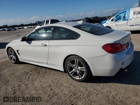 2014 BMW 4 Series 435i with VIN WBA3R1C51EK190948, listed as a Copart auction lot 44490905 with 71,371 mi miles and Salvage Title. Bid and sale history available at carsss.com. Image 2.