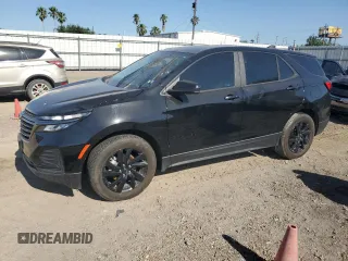 2024 Chevrolet Equinox LS z VIN 3GNAXHEG8RL102903, wystawiony jako Copart lot #52183275 z przebiegiem Nie podano mil oraz Szkoda całkowita • Salvage title. Historia ofert i sprzedaży dostępna na DreamBid. Obrazek 1.