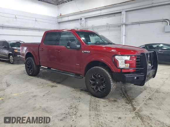 2016 Ford F-150 XLT with VIN 1FTEW1EP0GFC97424, listed as a Copart auction lot 62746505 with 171,445 mi miles and Salvage title. Bid and sale history available at DreamBid. Image 4.