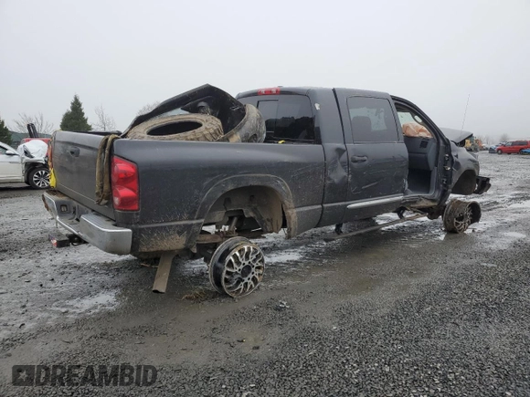 2007 Dodge Ram 2500 SLT with VIN 3D7KS29A37G816030, listed as a Copart auction lot 88985315 with 157,986 mi miles and Salvage Title. Bid and sale history available at carsss.com. Image 3.