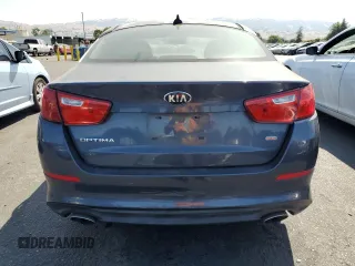 2015 Kia Optima LX with VIN KNAGM4A77F5604983, listed as a Copart auction lot 62608095 with 187,209 mi miles and Clean title. Bid and sale history available at DreamBid. Image 6.