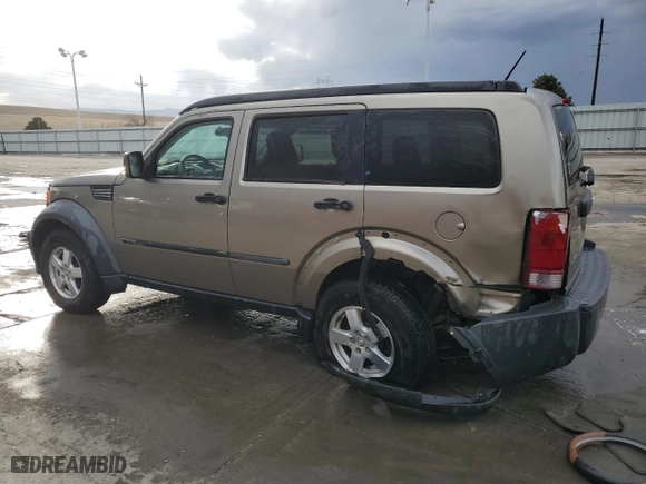 2007 Dodge Nitro SXT with VIN 1D8GU28KX7W644909, listed as a Copart auction lot 47139885 with 153,371 mi miles and Salvage Title. Bid and sale history available at carsss.com. Image 2.