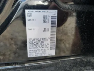 2024 Nissan Altima 2.5 SR with VIN 1N4BL4CV5RN346520, listed as a Copart auction lot 46594205 with 0 mi miles and Salvage Title. Bid and sale history available at carsss.com. Image 14.