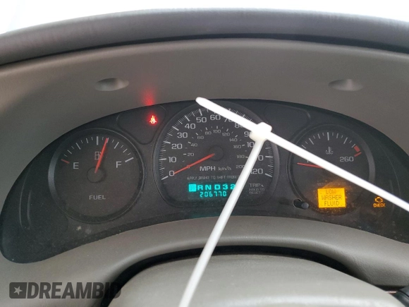 2003 Chevrolet Impala z VIN 2G1WF52E039347636, wystawiony jako Copart lot #52331085 z przebiegiem 206 770 mil mil oraz Szkoda całkowita • Salvage title. Historia ofert i sprzedaży dostępna na DreamBid. Obrazek 9.