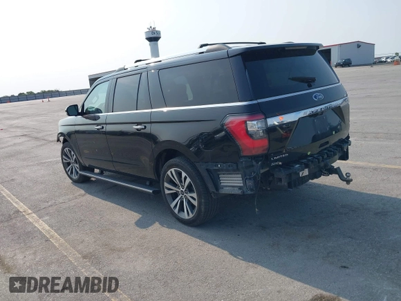 2021 Ford Expedition Max Limited with VIN 1FMJK2AT8MEA74337, listed as a IAAI auction lot 42389166 with 148,996 mi miles and . Bid and sale history available at DreamBid. Image 3.