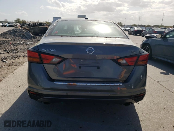 2022 Nissan Altima 2.5 SR with VIN 1N4BL4CV9NN396475, listed as a Copart auction lot 49704695 with 37,309 mi miles and Salvage Title. Bid and sale history available at carsss.com. Image 6.