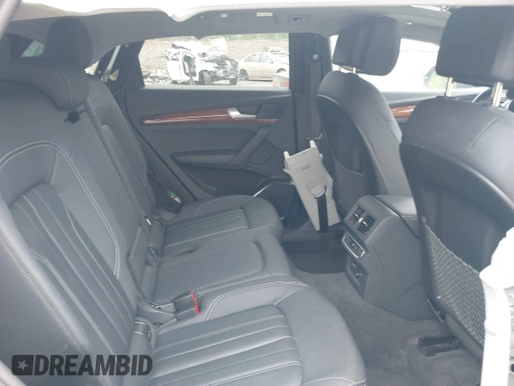 2023 Audi Q5 S line Premium with VIN WA1GAAFYXP2068698, listed as a IAAI auction lot 42225206 with 17,691 mi miles and . Bid and sale history available at DreamBid. Image 8.