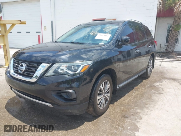 2018 Nissan Pathfinder Platinum z VIN 5N1DR2MN9JC625470, wystawiony jako IAAI lot #42229860 z przebiegiem Nie podano mil oraz . Historia ofert i sprzedaży dostępna na DreamBid. Obrazek 2.