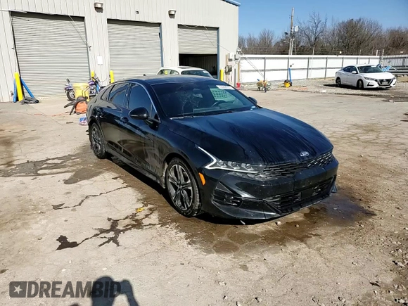 2021 Kia K5 GT-Line with VIN 5XXG64J27MG031187, listed as a Copart auction lot 42448055 with 111,173 mi miles and Salvage Title. Bid and sale history available at carsss.com. Image 14.