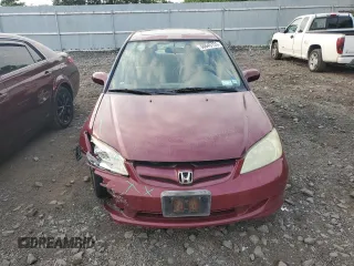 2004 Honda Civic EX with VIN 2HGES26764H537541, listed as a Copart auction lot 60645135 with 142,887 mi miles and Salvage title. Bid and sale history available at DreamBid. Image 5.