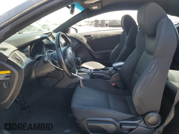 2014 Hyundai Genesis Coupe 2.0T with VIN KMHHT6KD2EU121329, listed as a Copart auction lot 55333915 with 78,438 mi miles and Salvage title. Bid and sale history available at DreamBid. Image 7.
