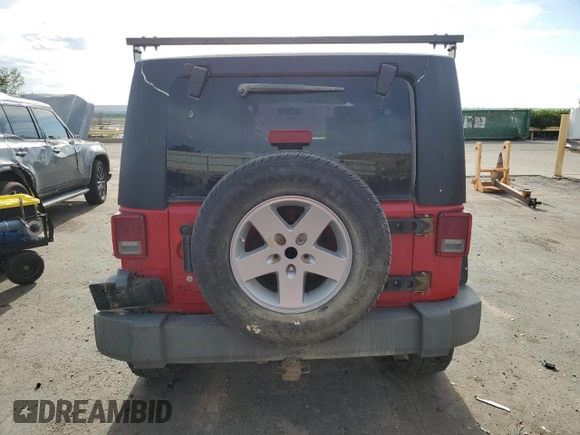 2008 Jeep Wrangler Unlimited X с VIN 1J4GA39188L594432, выставлен на аукционе Copart как лот 62854645 с пробегом 139 304 миль миль и Списание • Salvage title. История ставок и продаж доступна на DreamBid. Изображение 6.