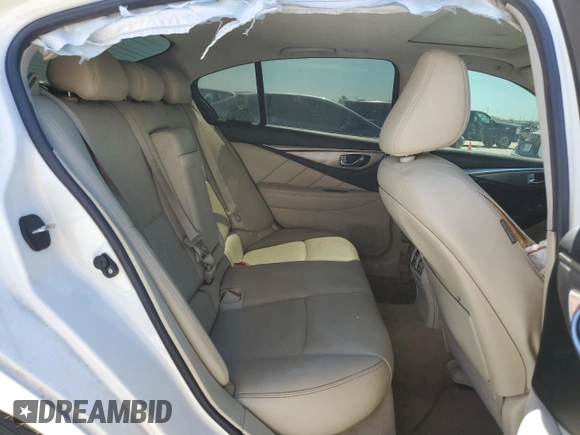 2016 Infiniti Q50 3.0t Premium with VIN JN1EV7AP9GM305451, listed as a Copart auction lot 49553185 with 141,710 mi miles and Salvage Title. Bid and sale history available at carsss.com. Image 10.