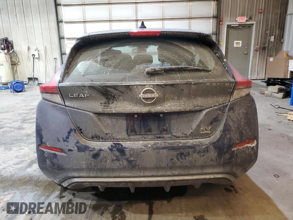 2023 Nissan LEAF SV Plus with VIN 1N4CZ1CV1PC556011, listed as a Copart auction lot 43419485 with 15,173 mi miles and Salvage Title. Bid and sale history available at DreamBid. Image 6.