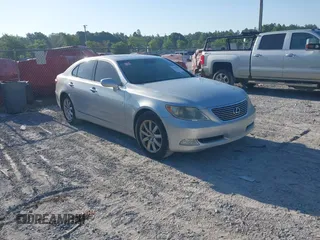 2007 Lexus LS 460 with VIN JTHBL46F975040690, listed as a IAAI auction lot 42073283 with 125,403 mi miles. Bid and sale history available at carsss.com. Image 1.