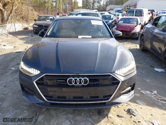 2020 Audi A7 Premium Plus with VIN WAUR2AF27LN029886, listed as a IAAI auction lot 41343921 with 23,334 mi miles. Bid and sale history available at carsss.com. Image 12.