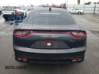 2021 Kia Stinger GT-Line with VIN KNAE15LA6M6094440, listed as a Copart auction lot 44260985 with 51,364 mi miles and Salvage Title. Bid and sale history available at carsss.com. Image 6.