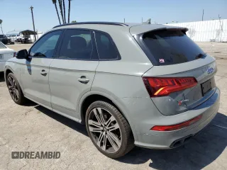 2020 Audi SQ5 Premium Plus with VIN WA1B4AFY6L2015167, listed as a Copart auction lot 52133585 with 27,887 mi miles and Salvage Title. Bid and sale history available at DreamBid. Image 2.