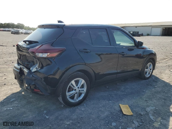 2022 Nissan Kicks S with VIN 3N1CP5BV9NL525943, listed as a Copart auction lot 65404094 with 56,113 mi miles and Salvage Title. Bid and sale history available at carsss.com. Image 3.