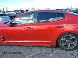 2020 Kia Stinger GT-Line with VIN KNAE15LA6L6081184, listed as a IAAI auction lot 41587668 with 52,168 mi miles. Bid and sale history available at carsss.com. Image 14.
