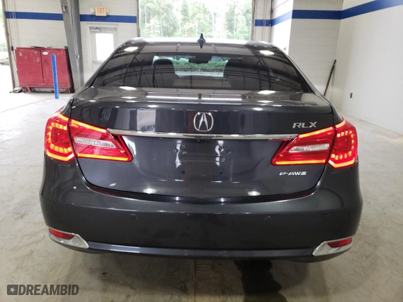 2016 Acura RLX Advance Pkg with VIN JH4KC1F98GC001304, listed as a Copart auction lot 73275384 with 102,783 mi miles and Salvage Title. Bid and sale history available at carsss.com. Image 6.