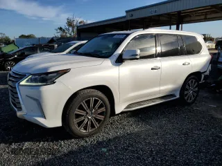 2017 Lexus LX with VIN JTJHY7AX7H4227414, listed as a Copart auction lot 83694604 with 68,205 mi miles and Salvage Title. Bid and sale history available at carsss.com. Image 1.