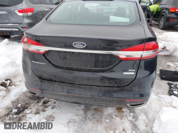 2017 Ford Fusion SE with VIN 3FA6P0H93HR136181, listed as a IAAI auction lot 41643411 with 58,545 mi miles. Bid and sale history available at carsss.com. Image 16.