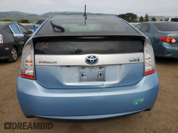 2013 Toyota Prius with VIN JTDKN3DP8D3042195, listed as a Copart auction lot 53387875 with 119,606 mi miles and Salvage Title. Bid and sale history available at DreamBid. Image 6.